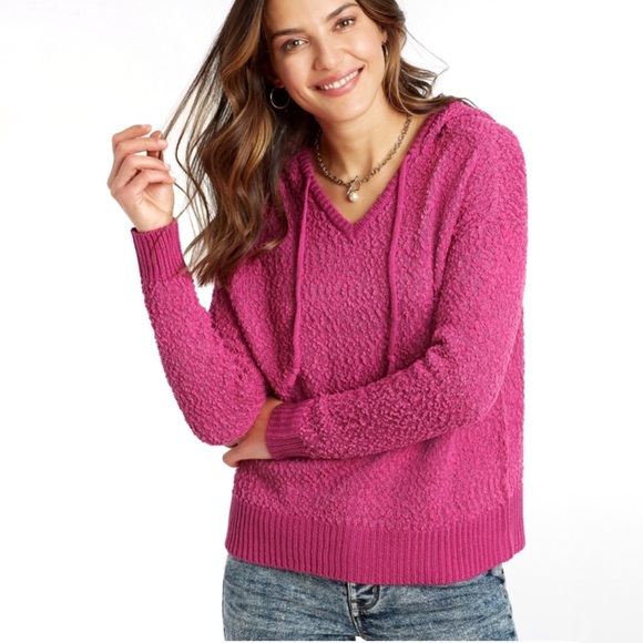 Plus Sz 2X Popcorn Pullover Sweater - Picture 5 of 12